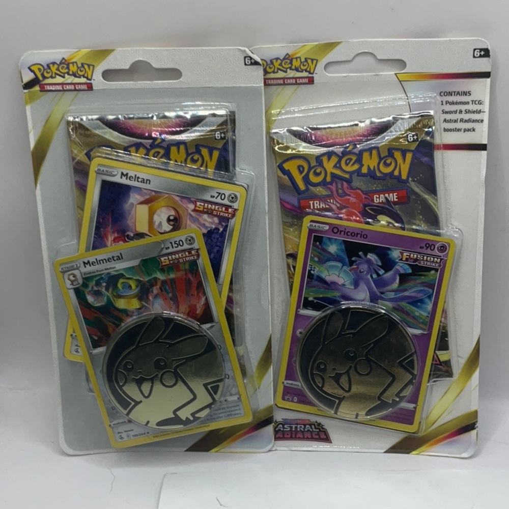 Sword & Shield Astral Radiance Single Pack Blister Meltan/Melmetal & Oricorio